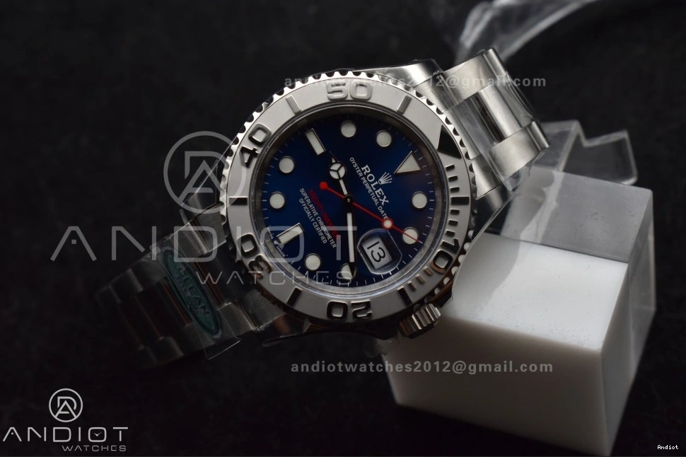 VR3235 on Edition Yacht-Master Bracelet 904L 126622 Clean SS Blue Best 1:1 Dial Steel 0307
